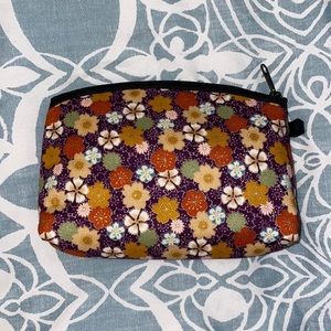Floral fabric cosmetic bag from Japan